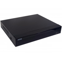 Видеорегистратор 4-х канальный ATIX AT-HVR-1104A, мультиформат до 5 Mpx, 1 HDD, аудиовход 1 RCA / 4 AoC