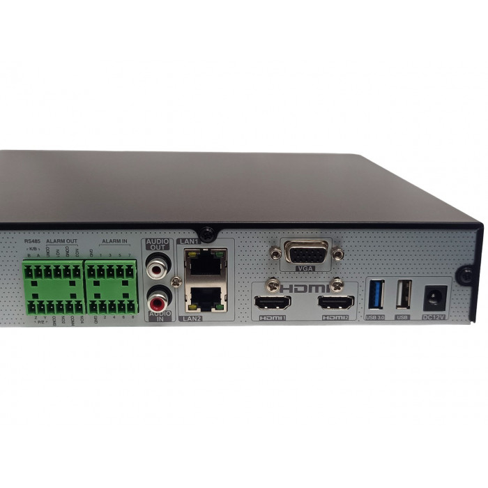 Видеорегистратор 32-х канальный TVT TD-3332H2-A2, IP до 12 Mpx, 2 HDD, аудиовход 1 RCA