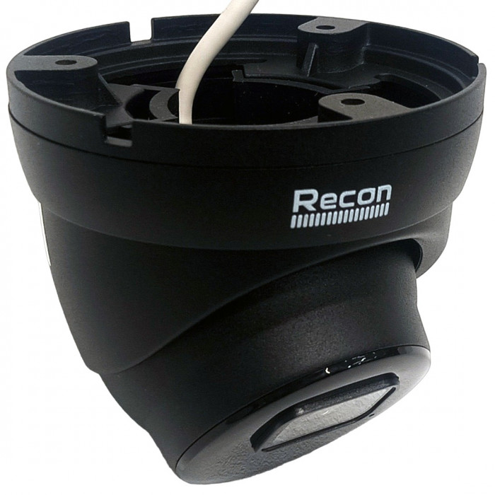 IP видеокамера антивандальная Recon Focus 52MC-R Black, микрофон, 5 Mpx, объектив 3.6 мм, ИК подсветка до 30 м, 12V/POE, слот microSD