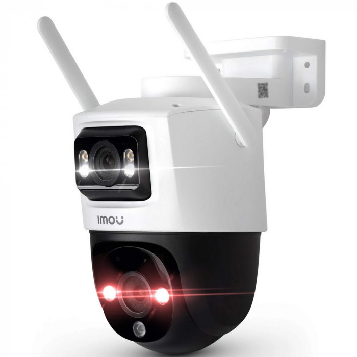 Поворотная PTZ камера уличная IMOU Cruiser Dual IPC-S7XP-10M0WED, IP, 10 Mpx, без zoom, ИК подсветка до 30 м, 12V, слот microSD, Wi-Fi