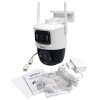 Поворотная PTZ камера уличная IMOU Cruiser Dual IPC-S7XP-10M0WED, IP, 10 Mpx, без zoom, ИК подсветка до 30 м, 12V, слот microSD, Wi-Fi
