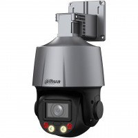 Поворотная PTZ камера уличная Dahua DH-SD3C405DB-GNY-A-PV, IP, 4 Mpx, 5x zoom, ИК подсветка до 50 м, 12V/POE, слот microSD