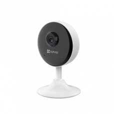 IP видеокамера компактная (помещение) EZVIZ CS-C1C-B, микрофон, 2 Mpx, объектив 2.8 мм, ИК подсветка до 10 м, 5V, слот microSD, Wi-Fi